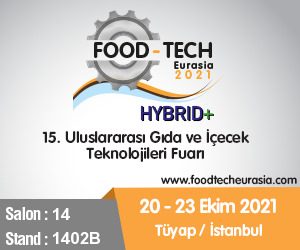 15. uluslararası Gıda ve İçecek Teknoloji Fuarındayız